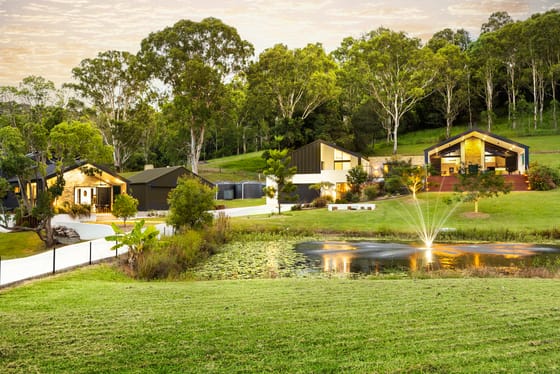 Two residences. Nine acres. One private Sunshine Coast estate