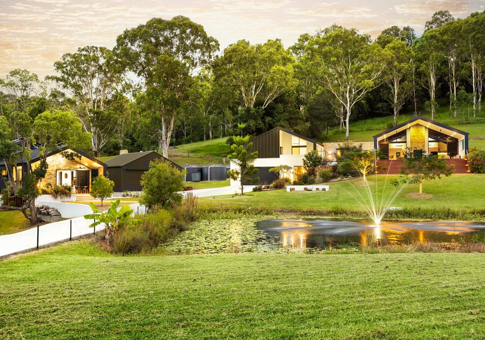Two residences. Nine acres. One private Sunshine Coast estate
