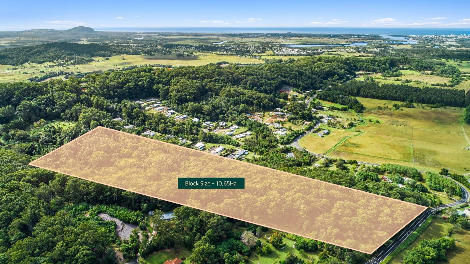 Elevated 10 Hectares, East of Highway!