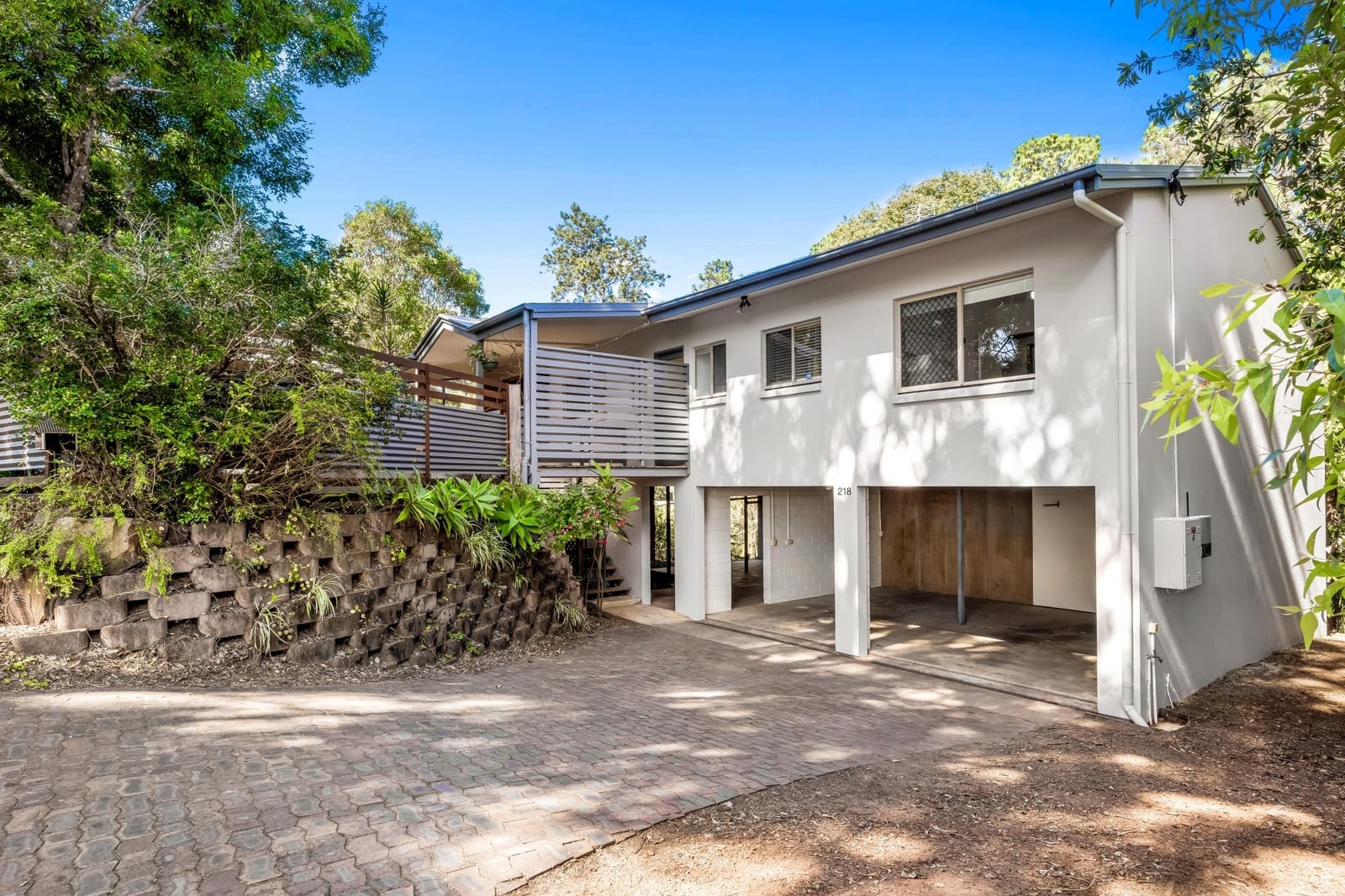 Private family living within a tranquil leafy setting