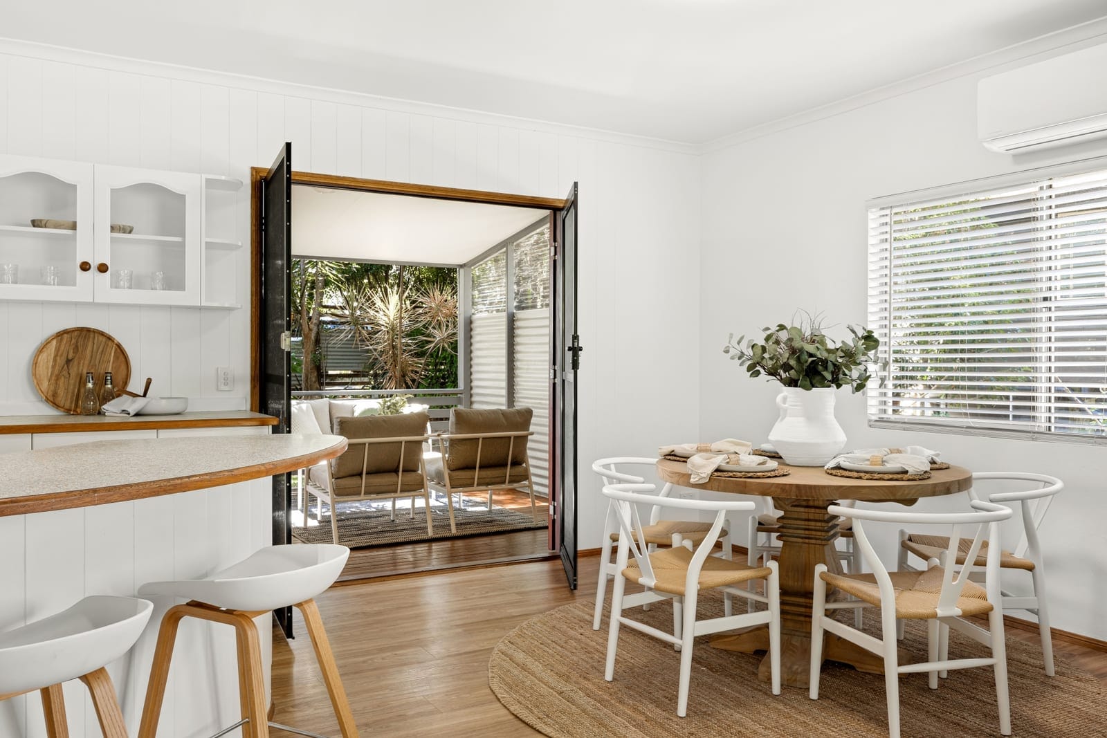 Private family living within a tranquil leafy setting