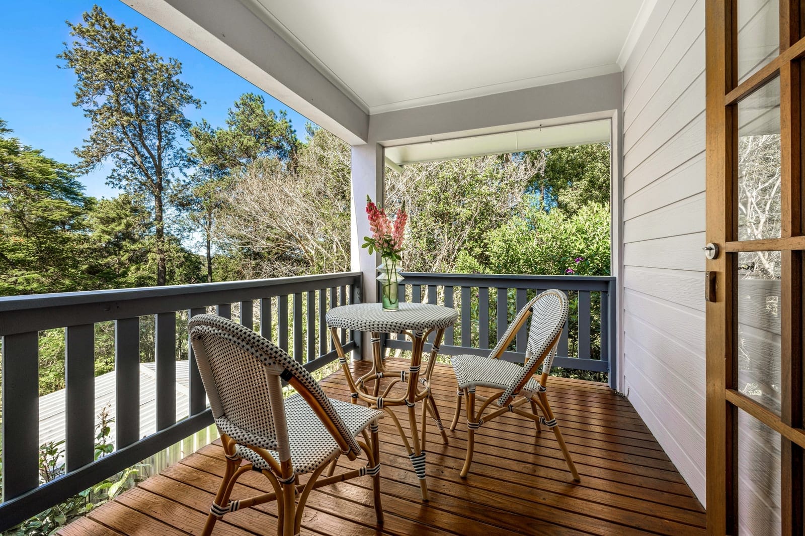 Private family living within a tranquil leafy setting