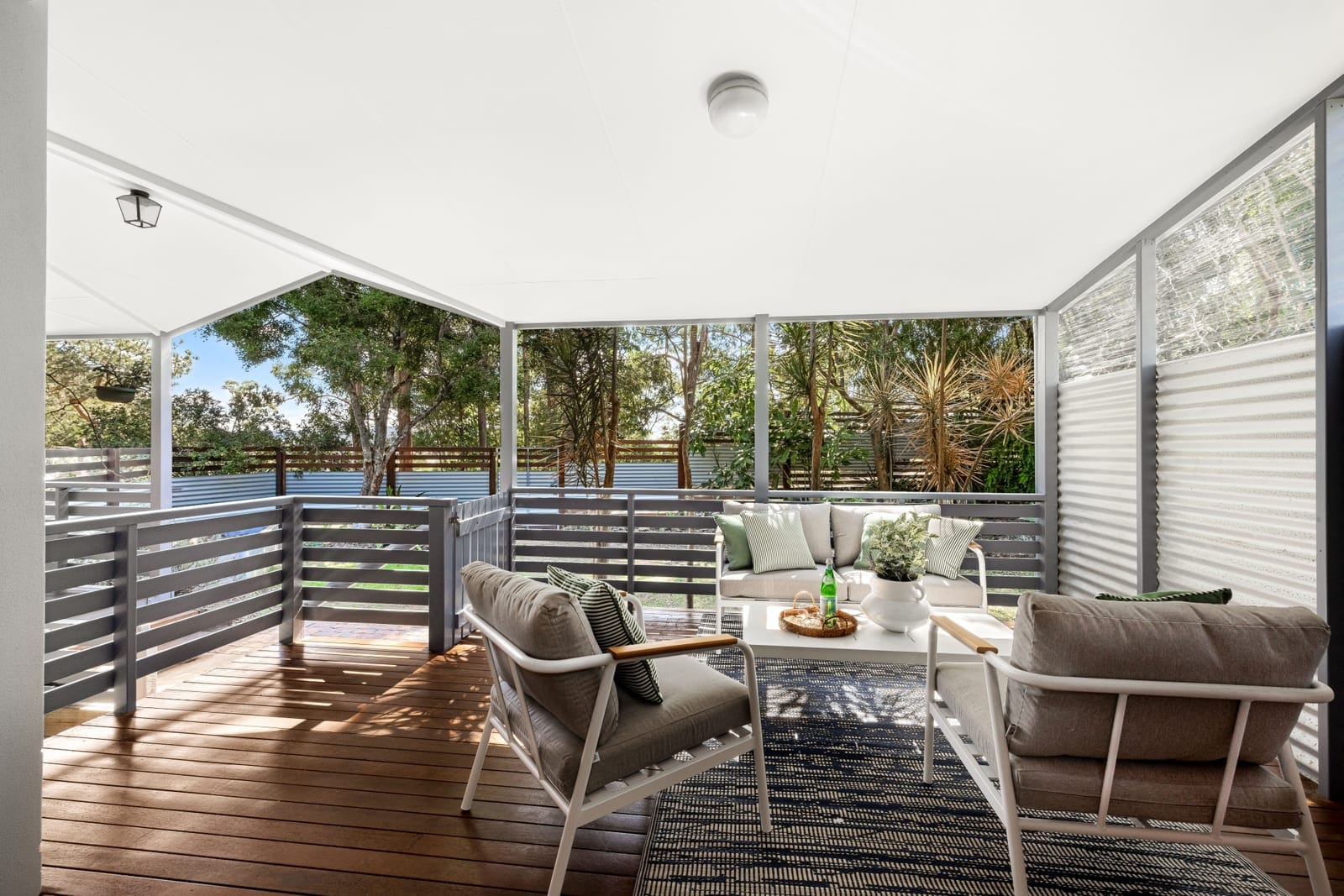 Private family living within a tranquil leafy setting