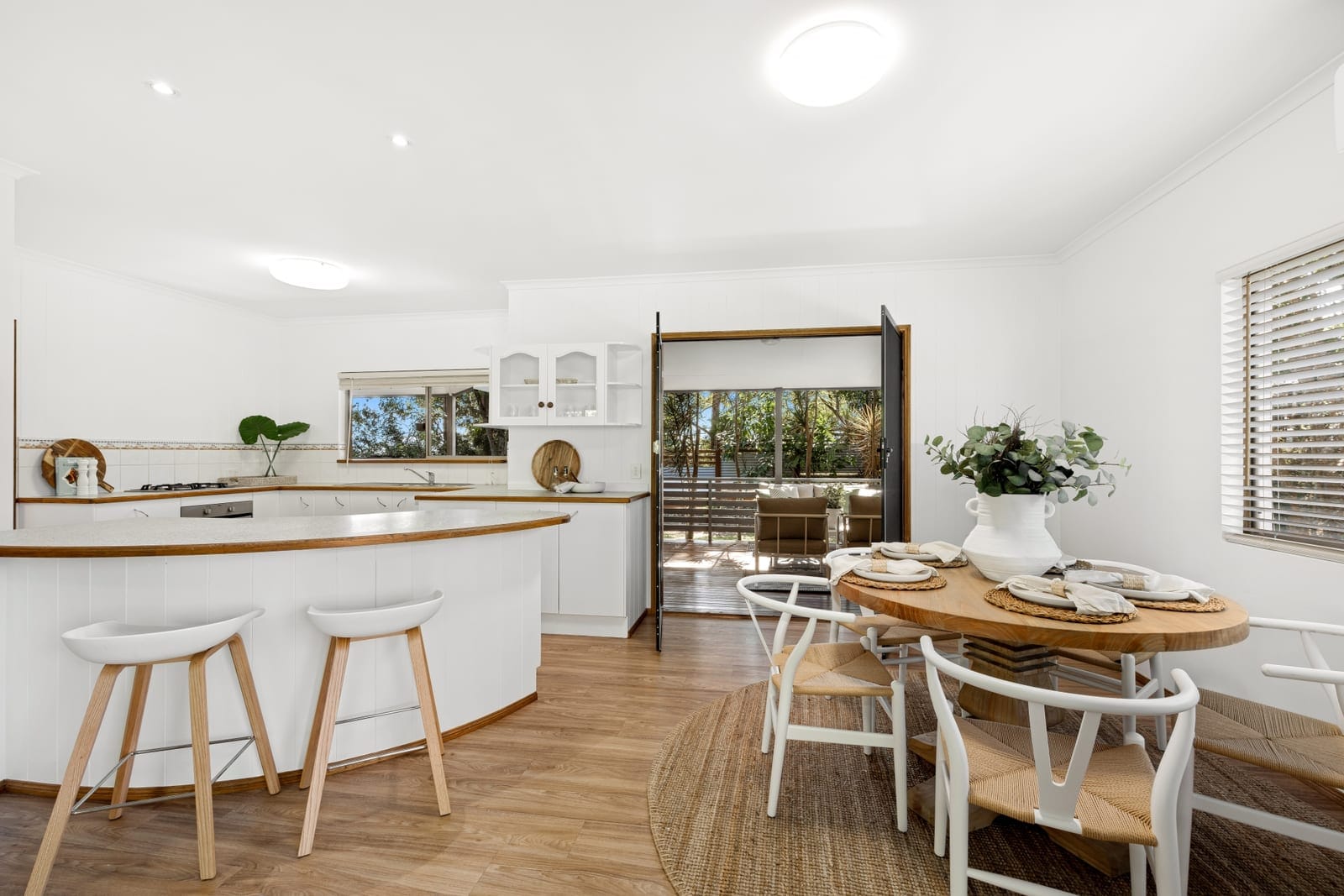 Private family living within a tranquil leafy setting
