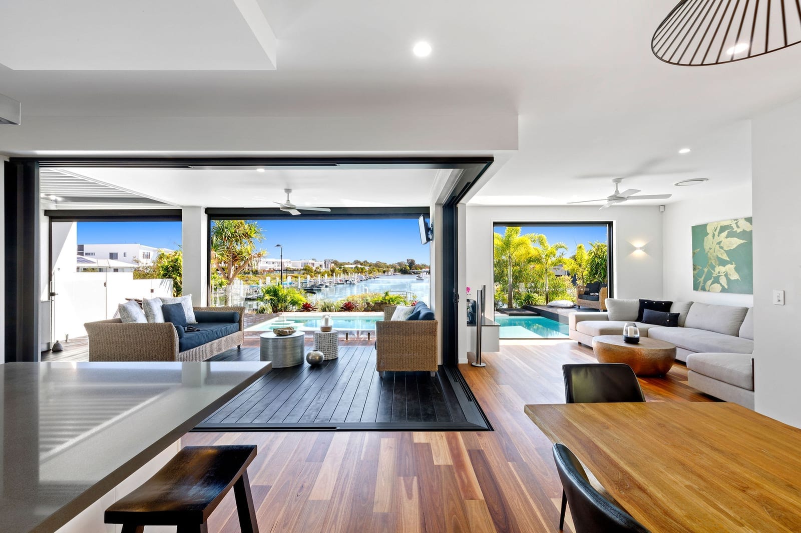 North Facing Designer Waterfront