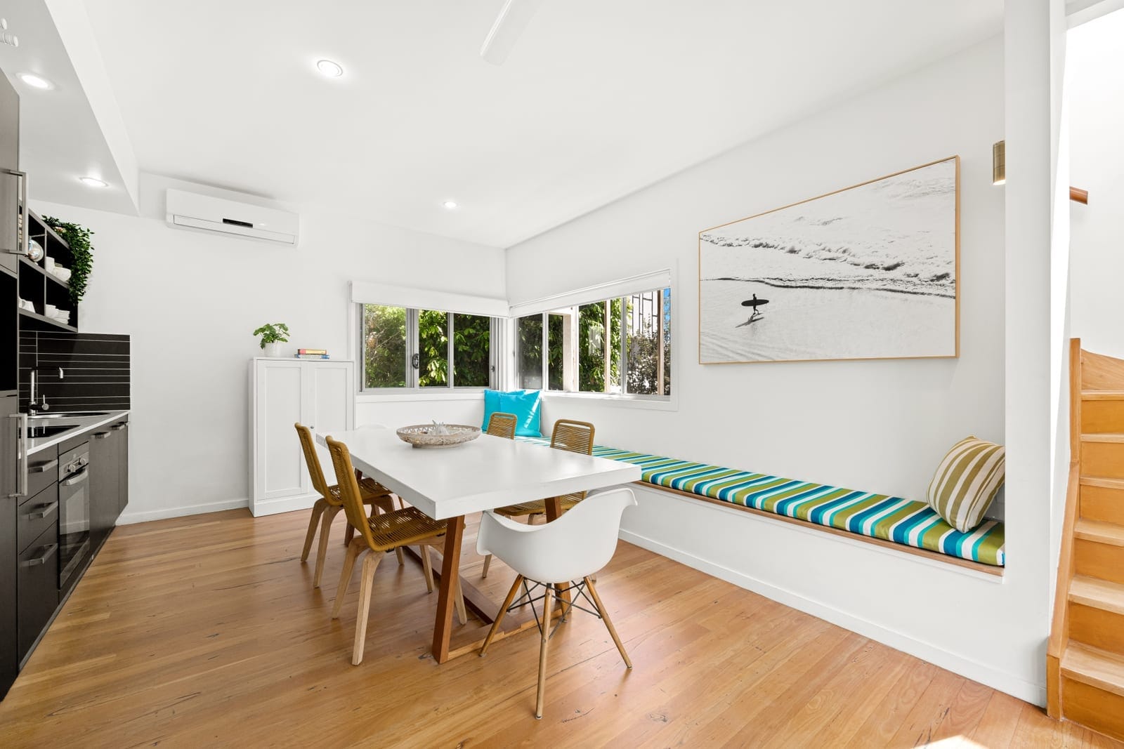 North-facing, split-level, beachside delight