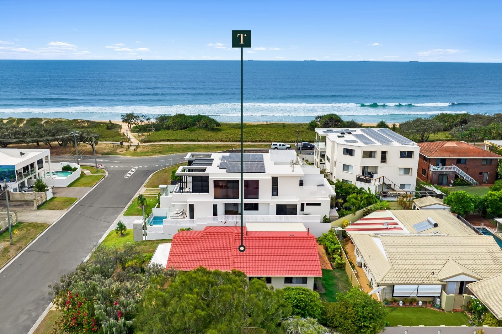 Tightly-held beachside home offering great potential