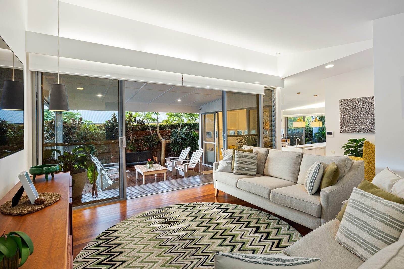 Immaculate Single Level Beachside Living in Private Enclave