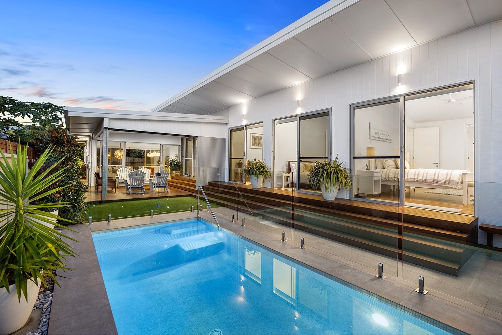 Immaculate Single Level Beachside Living in Private Enclave