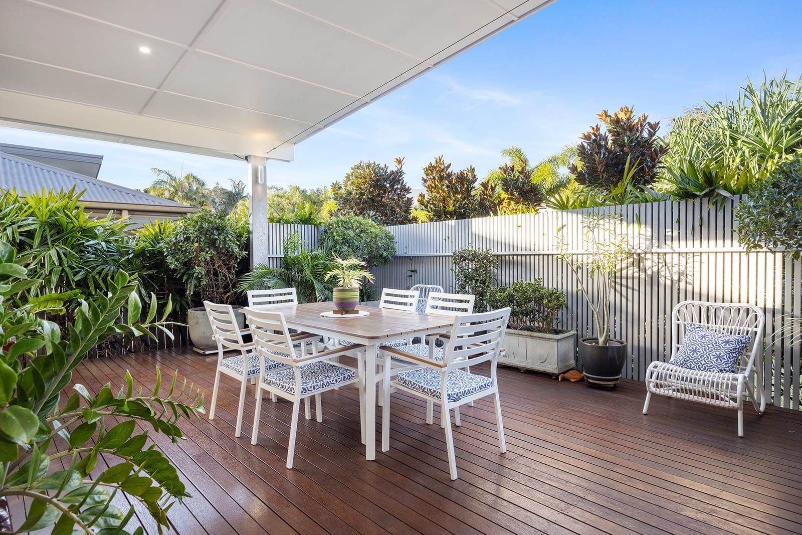 Immaculate Single Level Beachside Living in Private Enclave