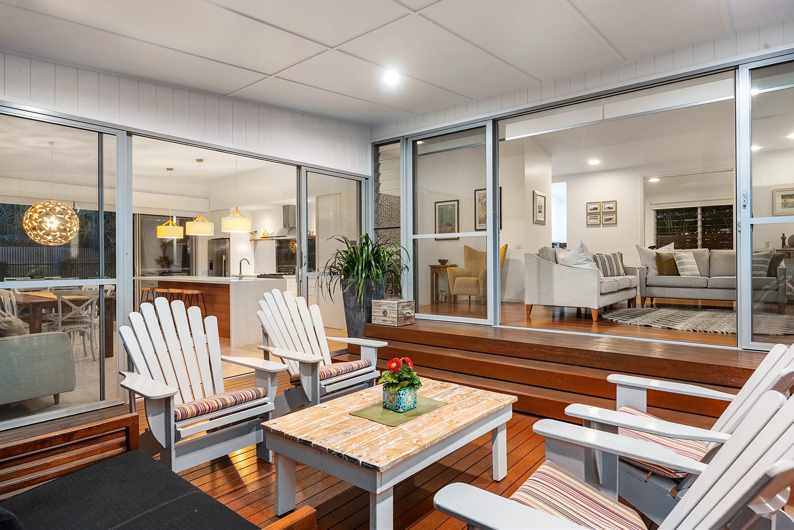 Immaculate Single Level Beachside Living in Private Enclave