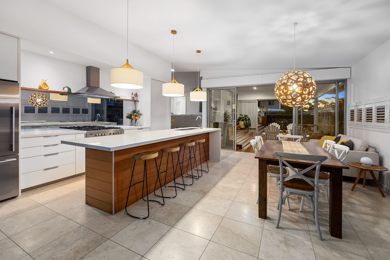 Immaculate Single Level Beachside Living in Private Enclave
