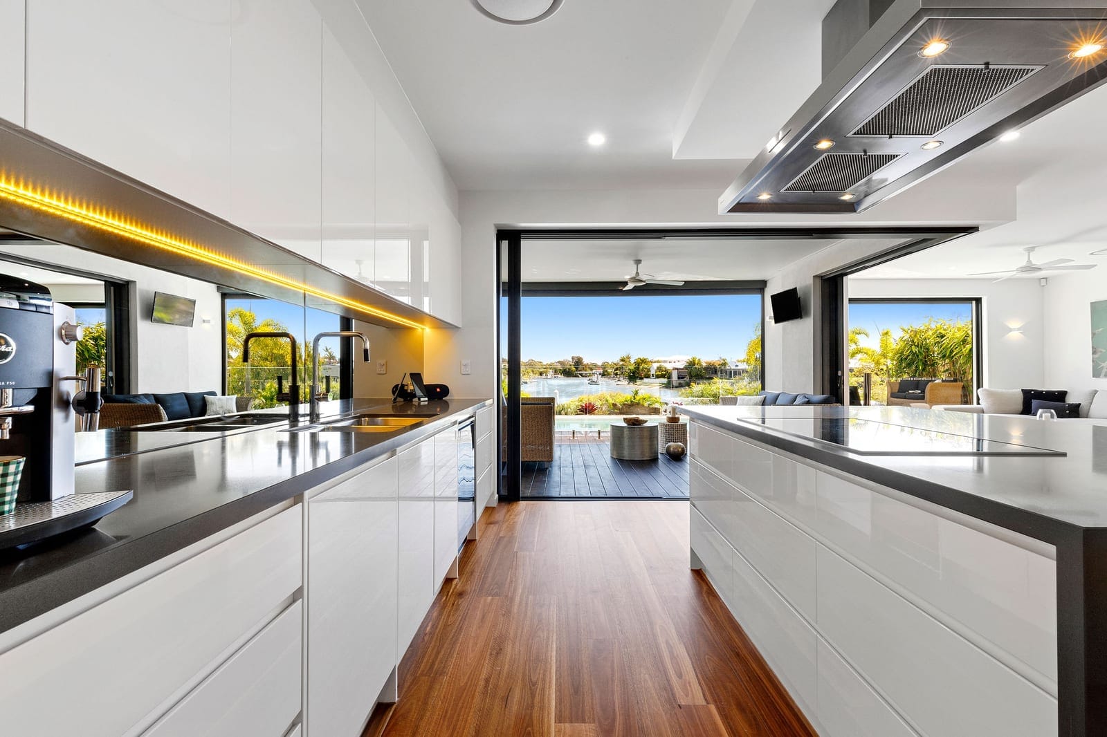 North Facing Designer Waterfront