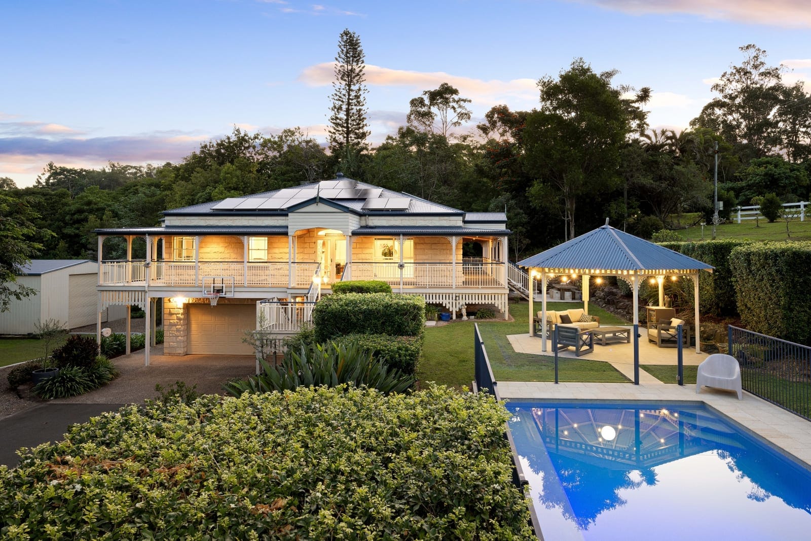 Gracious Custom-Built Home on Parklike Grounds