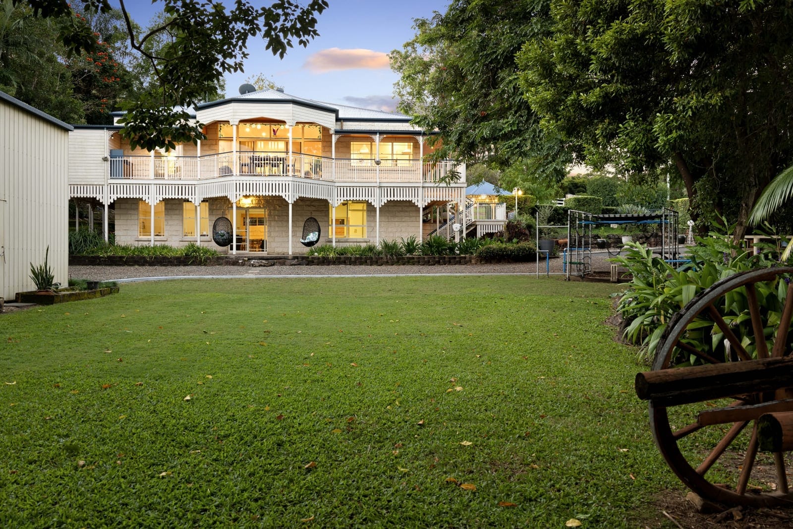 Gracious Custom-Built Home on Parklike Grounds