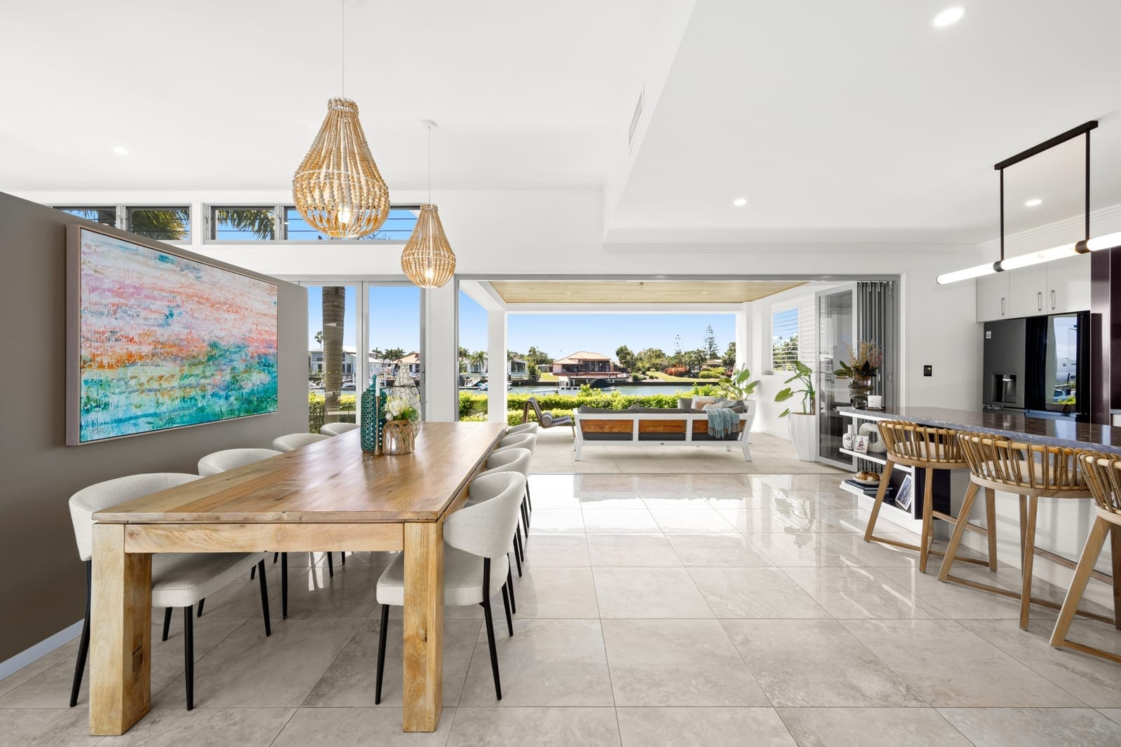 North-East Facing Waterfront Entertainer