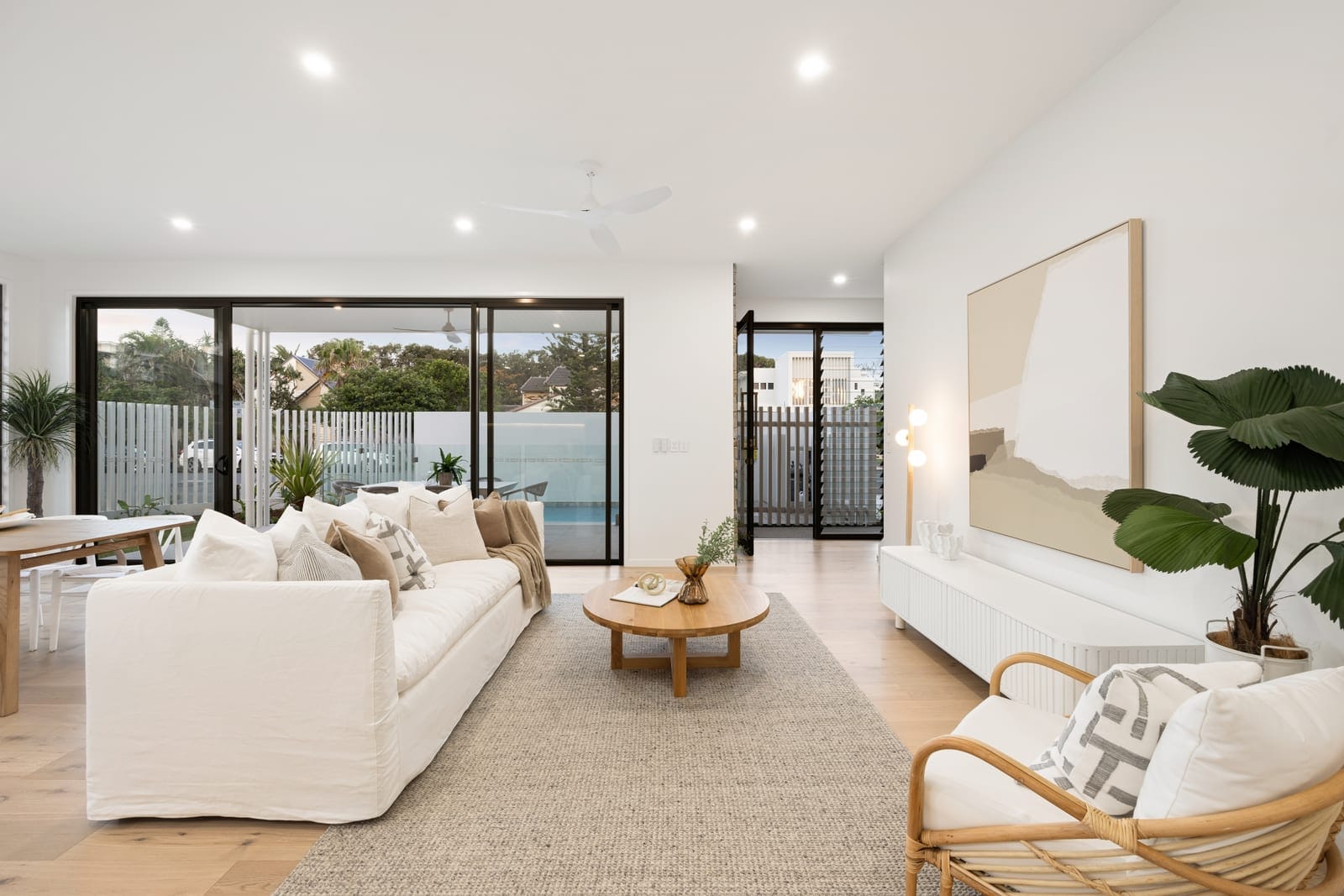 Prestigious Beachside Duplex Epitomising Stylish Coastal Living