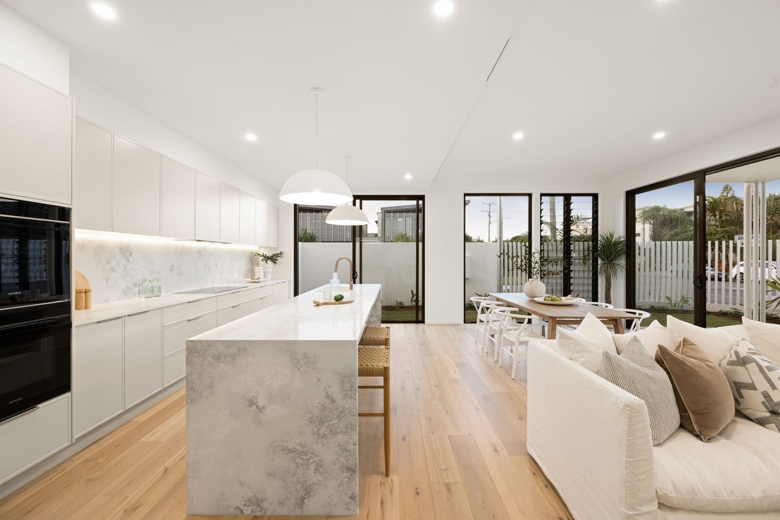 Prestigious Beachside Duplex Epitomising Stylish Coastal Living