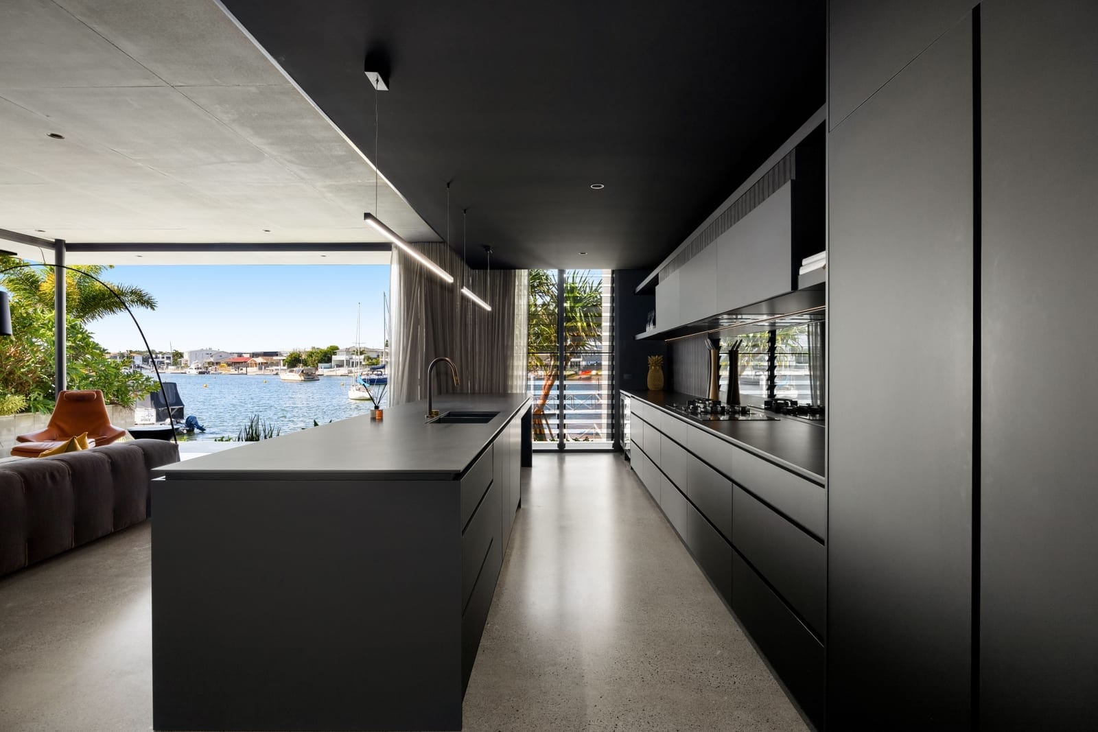 Luxe Riverfront Living: High-End Build, Deep Water Access