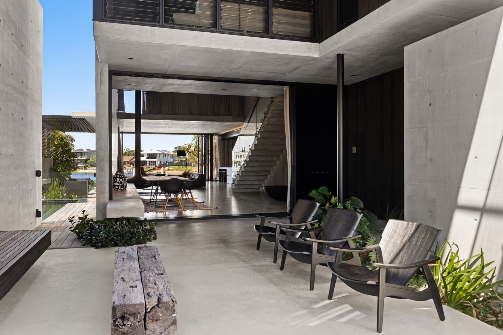 Luxe Riverfront Living: High-End Build, Deep Water Access