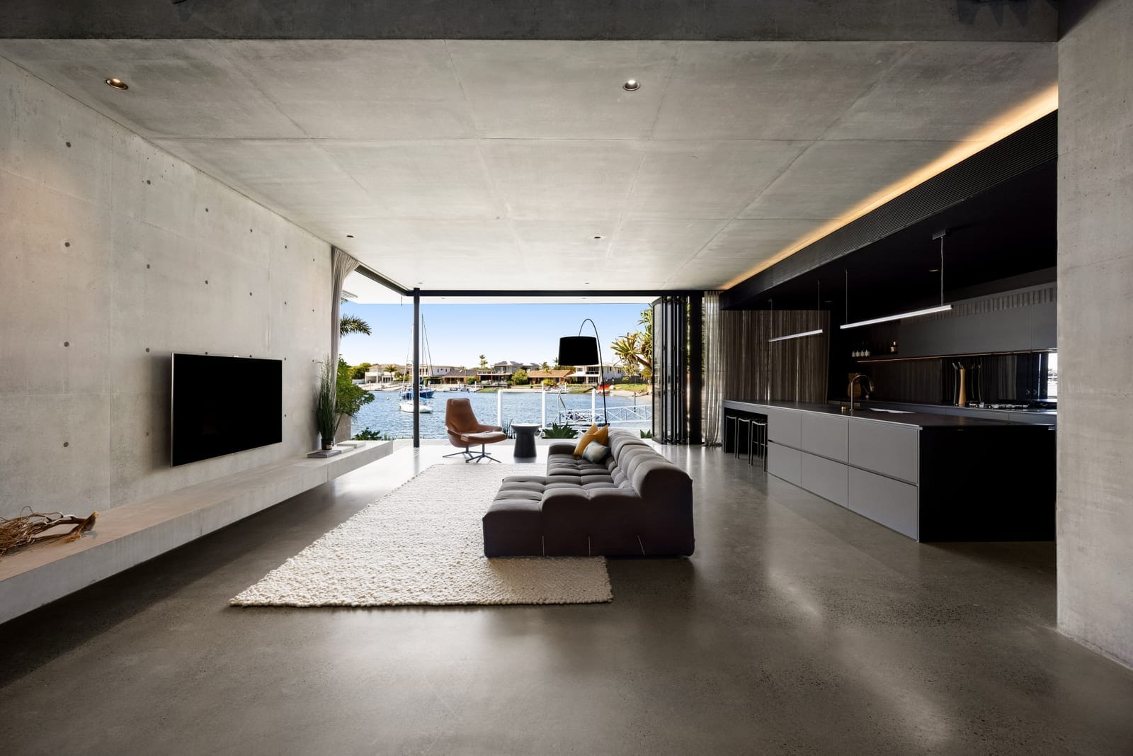 Luxe Riverfront Living: High-End Build, Deep Water Access