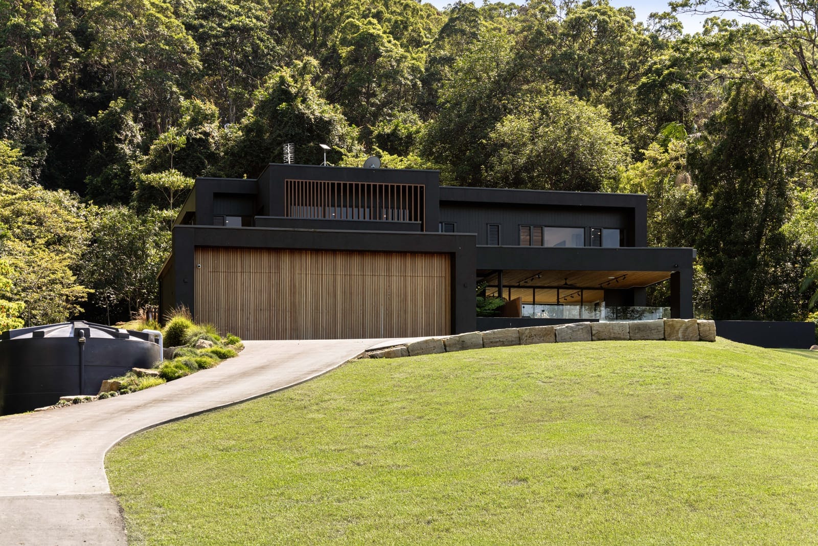 Contemporary Masterpiece Surrounded By Nature