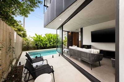 Luxury Beachside Townhouse with Private Pool & Lift