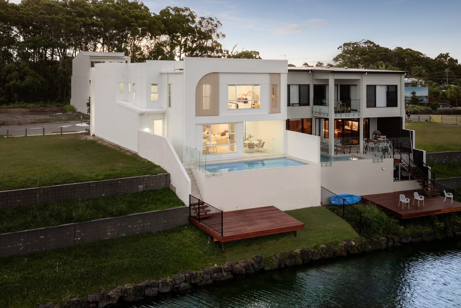 Waterfront Luxe: Brand New Designer Living