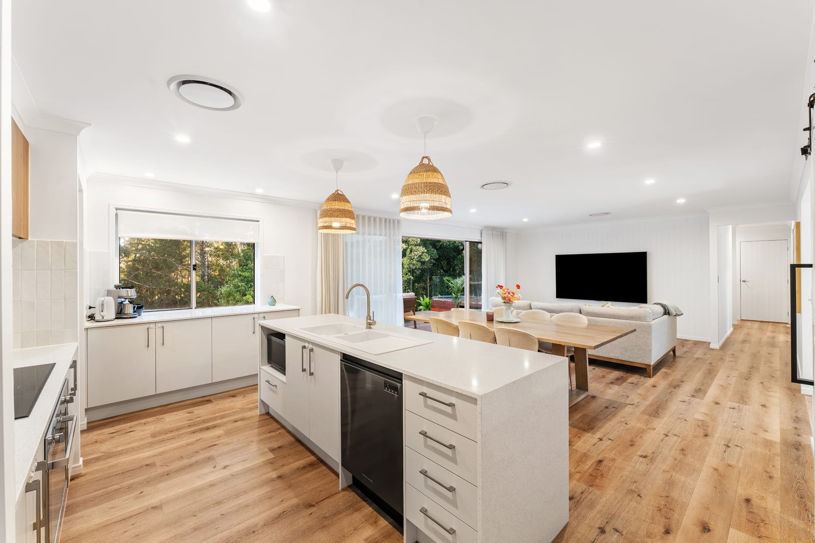 Acreage Living Redefined - Near-New Dual Living on 3.8 Acres