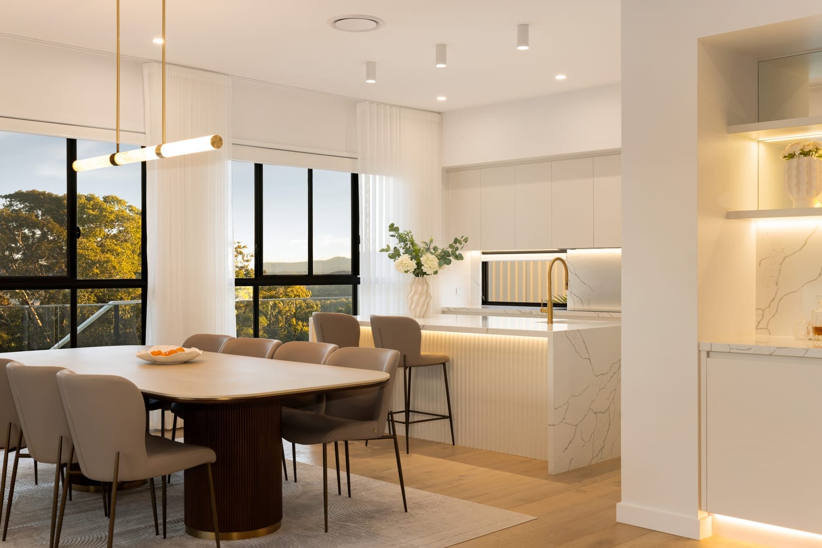 Modern Elegance, Stunning Views, High-End Designer Living