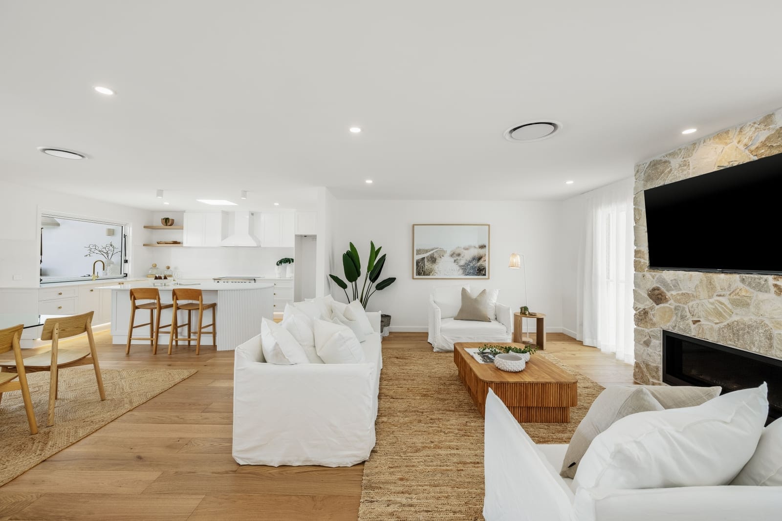 All-Season Entertainer: Modern Elegance, Single Level Living