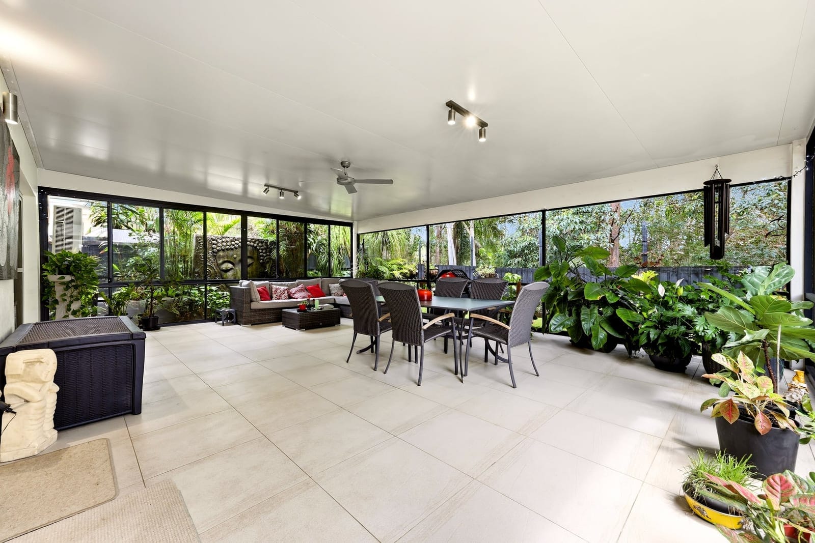 Cathedral Ceilings, Tranquil Gardens & Twin Waters Living